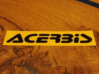 Acerbis Aufkleber Gelb 13x2,5cm