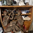 Burwood Products Co. EFY Set of 3 Musician Wall Plaques Brown 3D 21x17" — photo 3
