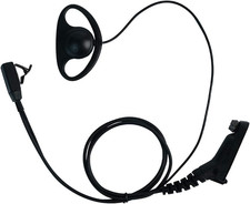 Xpr 6550 Earpiece,D Shape Surveillance Ear Piece Headset with Ptt Mic XPR7550 XP