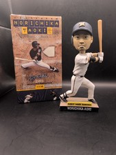 2013 Milwaukee Brewers Norichiko Aoki Pin Stripe Bobblehead In Box