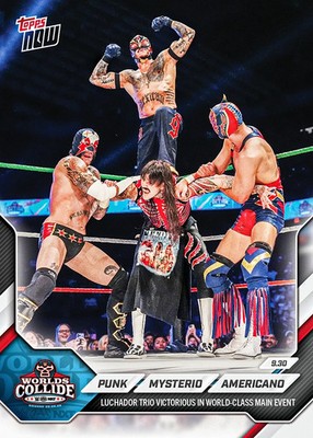 2026 Topps Now WWE #104 CM Punk Rey Mysterio El Grande Americano Dominik PRESALE
