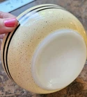 Vintage Pyrex Tan Speckled Brown Striped 5" Bowl 708-1 AB Stack N Snack Dip