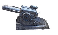 Vintage Cast Metal Toy Cannon Artillery USA Made Military โ Prewar WWII Era