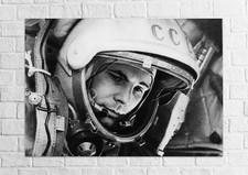 photo of Yuri Gagarin, Soviet Cosmonaut - Framed or Unframed print