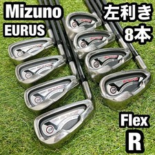 Lefty Mizuno Eurus Irons 5-9,Pw,Fw,Sw 8Clubs /Original Carbon/Flex:Regular