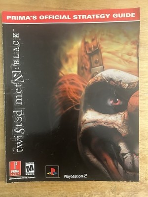 Twisted Metal:Black-Prima's Official Strategy Guide-PS2-VG Cond-Quick Shipping