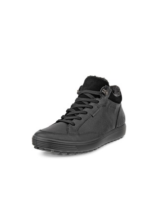 ECCO Women's Soft 7 Tred Warm Gore-Tex Waterproof Mid-Cut Ankle 9-9.5, Black