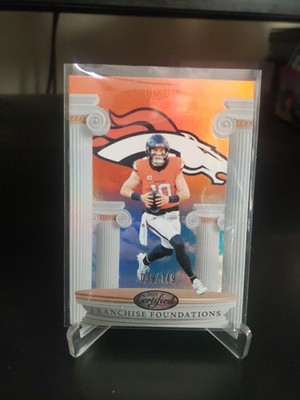 Bo Nix 2025 Certified Franchise Foundations Orange 39/149. Broncos