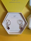 Bomb Party Necklace & Earring Set Amethyst CZ Rhodium Plating — photo 2