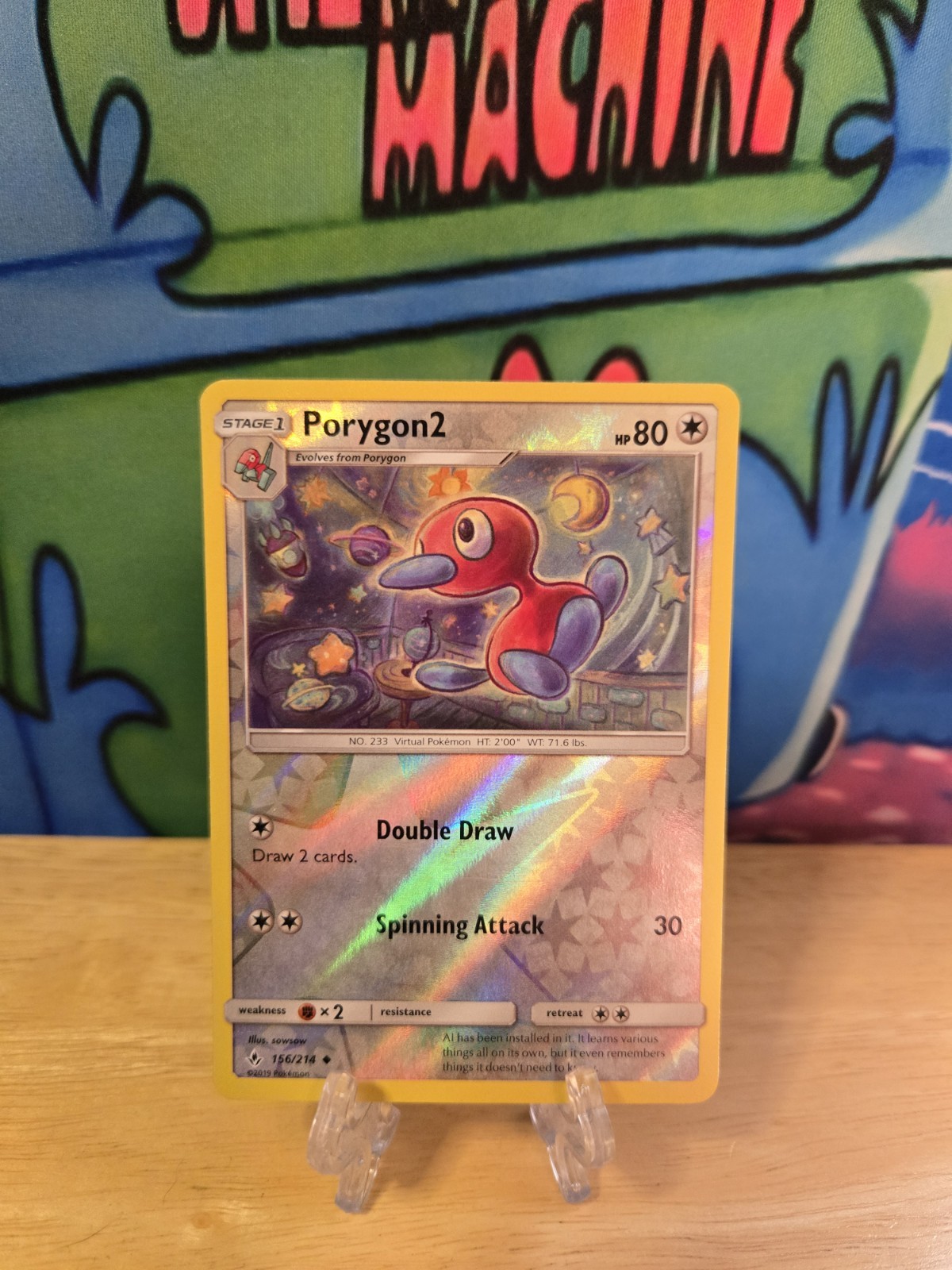 Porygon2 156/214 Unbroken Bonds Reverse Holo Uncommon Pokemon TCG LP