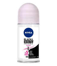 Nivea Black  White Invisible Clear Deodorant, 1.7oz 50ml 
