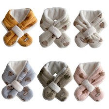 Cartoon Baby Scarf Autumn Winter Baby Neck Scarf Warm Boys Girls Neckerchief