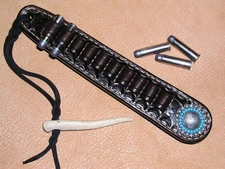 .38/.357 SASS Cowboy Action Shooting Loading Strip-- Brown