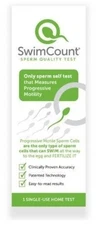 SwimCount Sperm Quality Test, 1 Single-Use Home Kit - Exp 11/26+ - Swim Count 