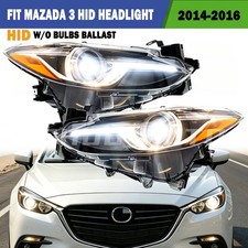 Lhrh For Mazda 3 Headlight 2014-2016 Lenshousing Hidxenon Ma2503145ma2502145