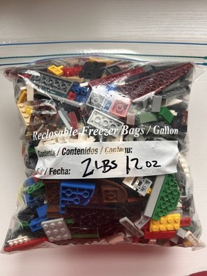 LEGO Bulk Lot 2 Pounds 12 Ounces Assorted Building Blocks Genuine Mix 