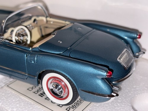 Danbury Mint 1:24 1954 Edizione Limitata Blue Corvette Cabrio Nuovo con scatola USA - Foto 4 di 9