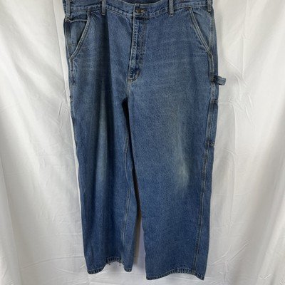 #ad Rural King Real Work Wear Carpenter Blue Jeans 42 x 32 RKCARP $9.50