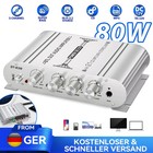 Mini 80W HiFi Verstärker Aluminium Audio Stereo Power Amplifier Vorverstärker
