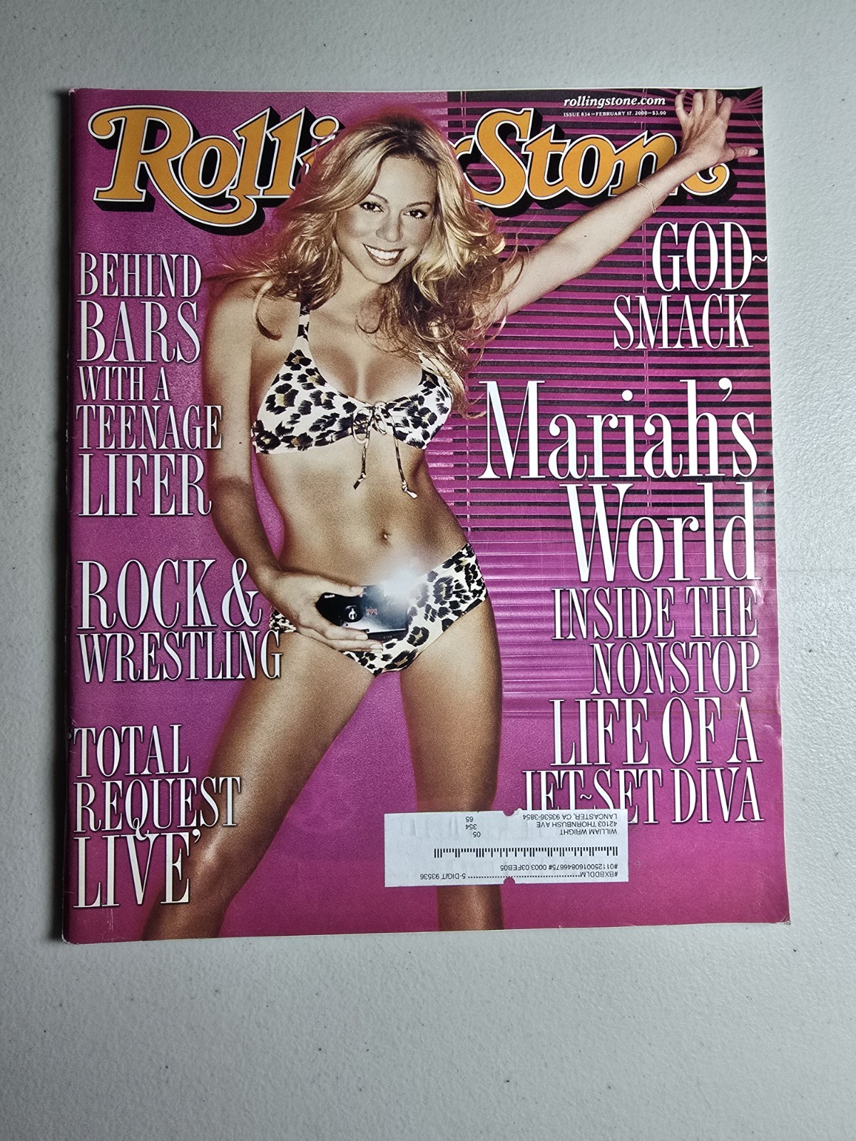 Rolling Stone Magazine Mariah Carey