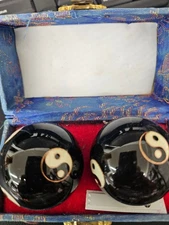 CHINESE HEALTH EXERCISE STRESS BAODING BALLS RELAXATION THERAPY