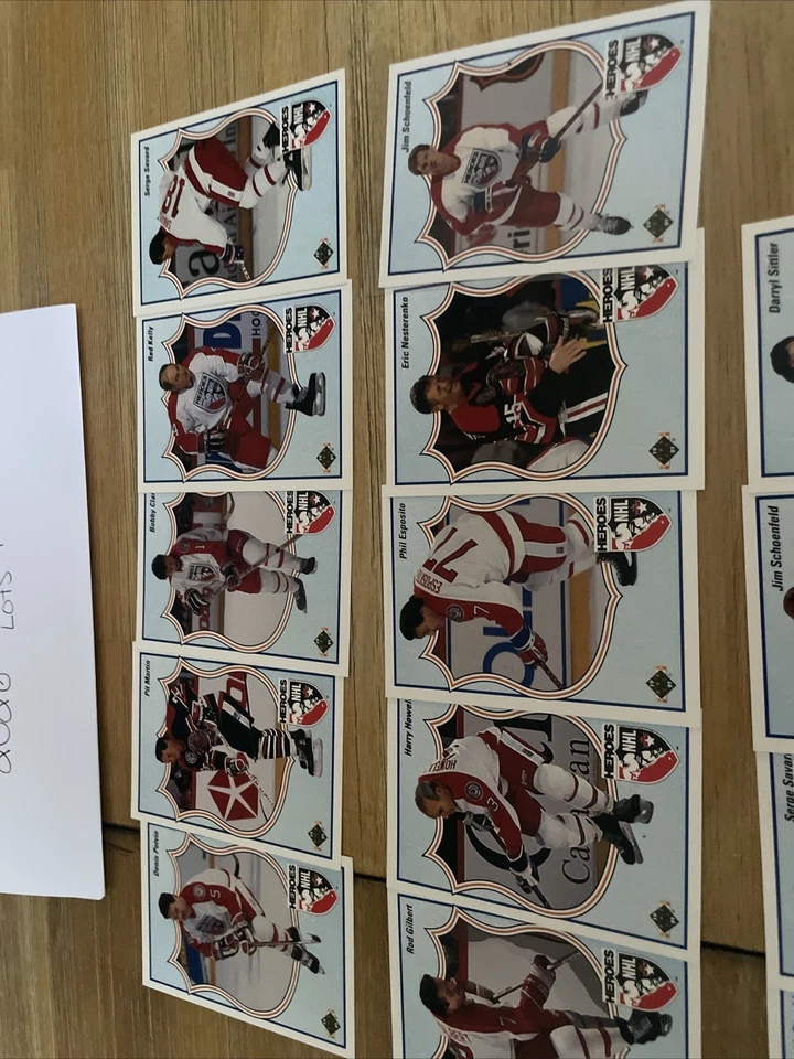 1990-91 UPPER DECK NHL HOCKEY NHL HEROES Set 15 Cards - Image 3 of 4