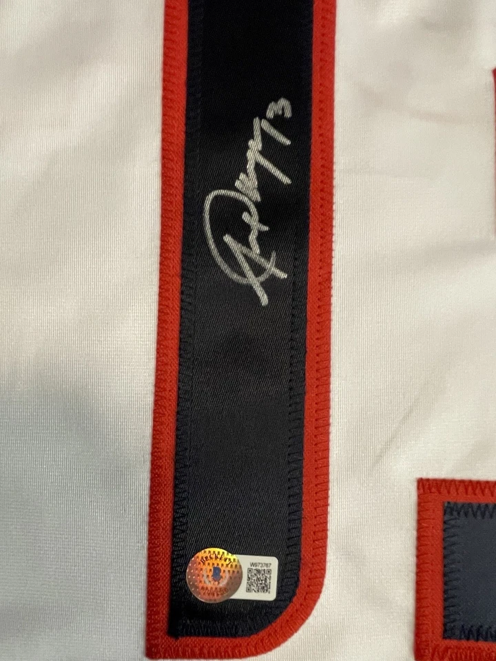 Camiseta autografiada/firmada del equipo Alex Morgan de Estados Unidos Beckett certificado de autenticidad Foto 2 de 3