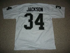 BO JACKSON Unsigned Custom White LA Sewn New Football Jersey Sizes S-3XL