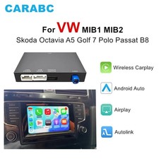 VW MIB MIB2 Wireless CarPlay Android Auto Module Bonroad Golf 7 Polo Seat Retro