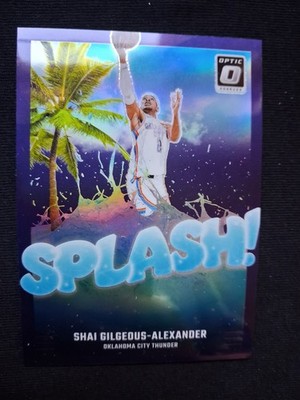 2024-25 Donruss Optic NBA - Shai Gilgeous-Alexander - PURPLE PRIZM SPLASH - OKC