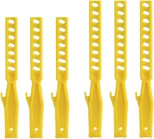 6 Pack Paint Stir Sticks 6'' 8'' Plastic Reusable Paddle Stirrer Rod Mixer Craft