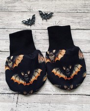 Gothic Midnight Bat Creatures Baby Mitts