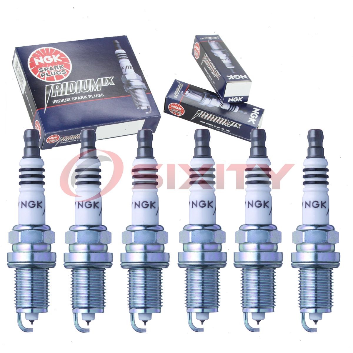6 pc NGK Iridium IX Spark Plugs for 2004-2008 Chrysler Pacifica 3.5L 4.0L V6 ke