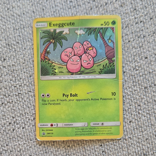 Pokemon TCG Exeggcute SM119 Sun & Moon Promo Holo English 50 HP 2018