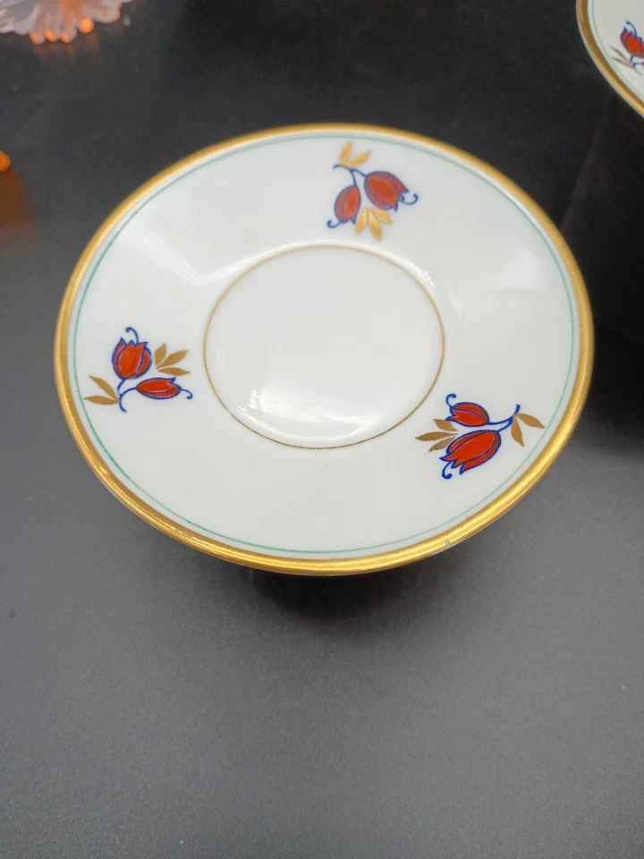 复古巴伐利亚小杯和碟子 2 — 第 3/4 张图片