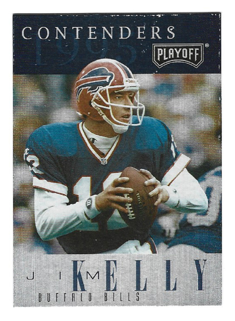 JIM KELLY 1995 Playoff Contenders Football # 12 Buffalo Bills HOF NM - MT