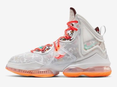 NIKE LEBRON 19 XIX UK 6,5 'GREY FOG' UNISEX - DC9339 001 