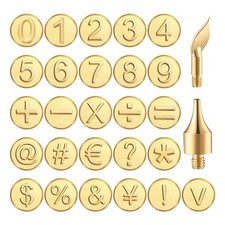 28-Teiliges Holzbrennspitzen-Nummern-Holzbrennwerkzeug-Nummern- und Symbols3543