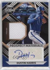 2022 Elite Extra Edition Prospect Materials Signatures Dustin Harris Auto w5b