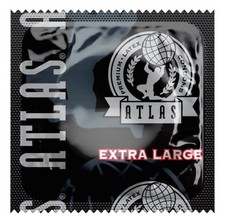 100-pack Atlas Extra Large Lubricated Condoms In Bulk