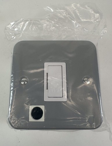 5er Box Metall verkleidet 13A ungeschaltet abgesichert Flex Steckdose Industrie Werkstatt Garage - Bild 3 von 8