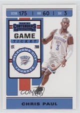 2019-20 Panini Contenders Game Ticket Purple 5/49 Chris Paul #16 02v3