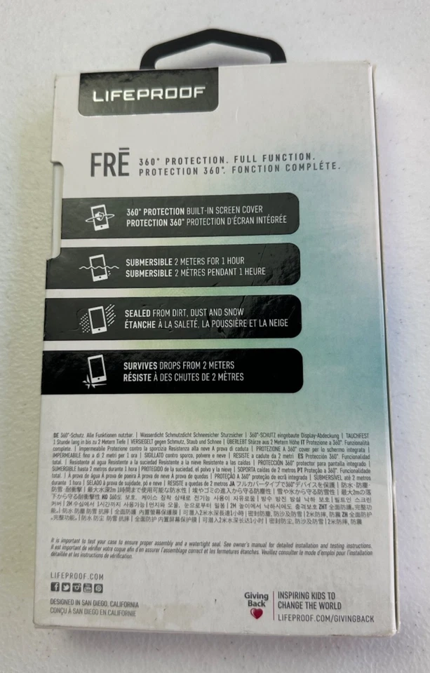 Funda para Google Pixel 2 XL - Negra y Verde | Impermeable | LifeProof Fre Series Foto 2 de 4