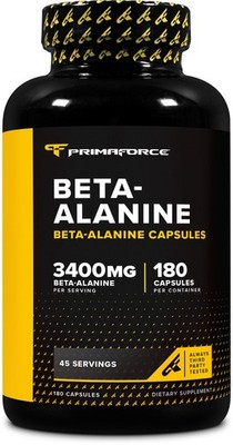 PrimaForce Beta Alanine Capsules 3400mg, 180 Capsules (45 Servings)