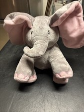 Peek a Boo Elephant Plush That Sing and Play Peek a boo with Movable Ears 5724
