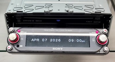 SONY CDX-M9900 FM/AM CAR Audio Compact Disc Player TESTED WORKS