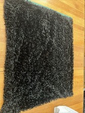 Hand Made, Soft Faux Fur Lap Blanket 28 By 35 Blk For Kids , Dogs , Adults