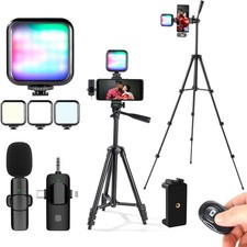 Vlogging Kit for Iphone,Youtube Starter Kit,Youtuber Kit Beginner Content Creato