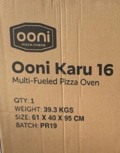 New In Box OONI KARU 16 Multi Fuel Pizza Oven Portable Black UU-P0E400 FREE SnH - Picture 2 of 8