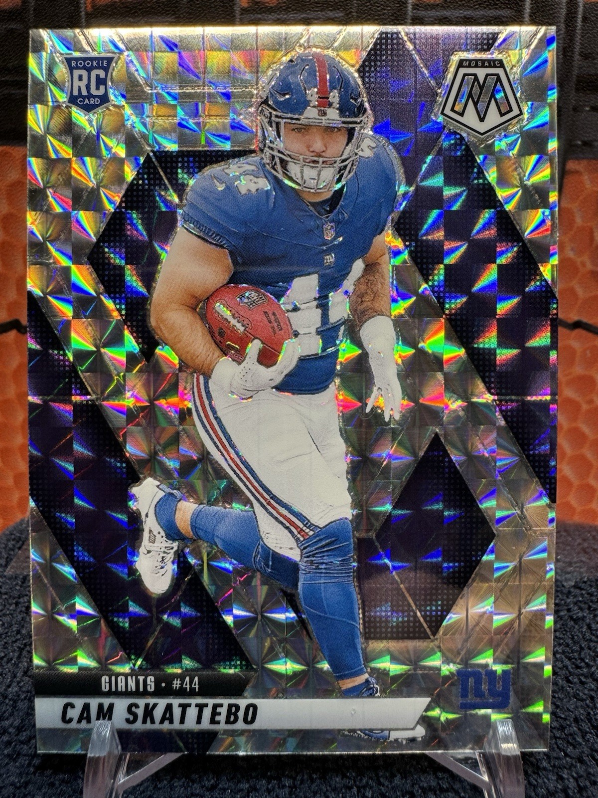 2025 Panini Mosaic CAM SKATTEBO #305 RC Rookie Silver Mosaic Prizm - Giants
